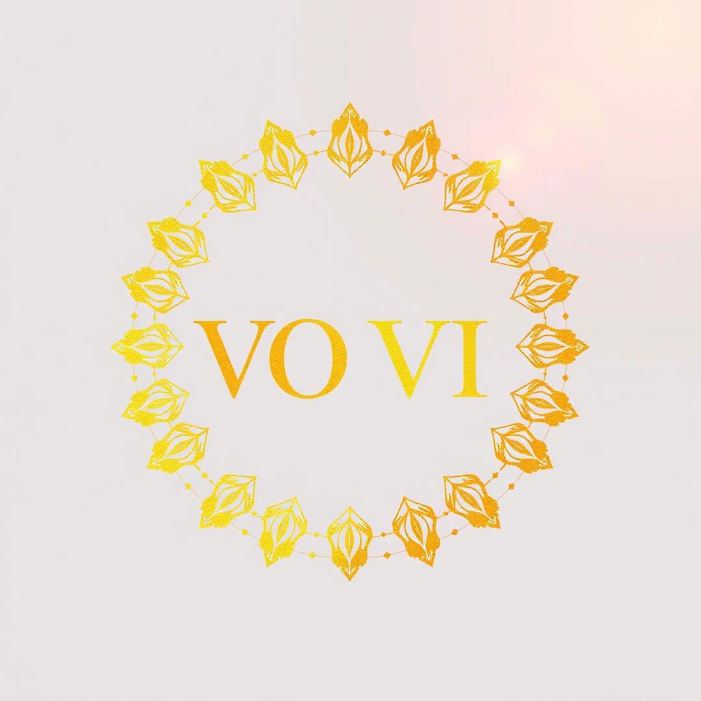 Vo Vi Friendship Association logo featuring spiritual symbolism and warm gold tones representing friendship and spiritual growth